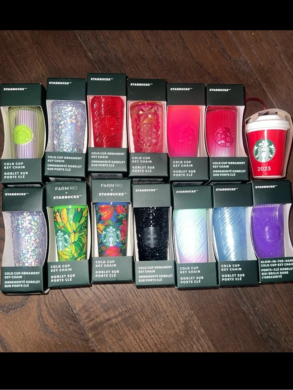 Starbucks tumbler 14 keychain bundle